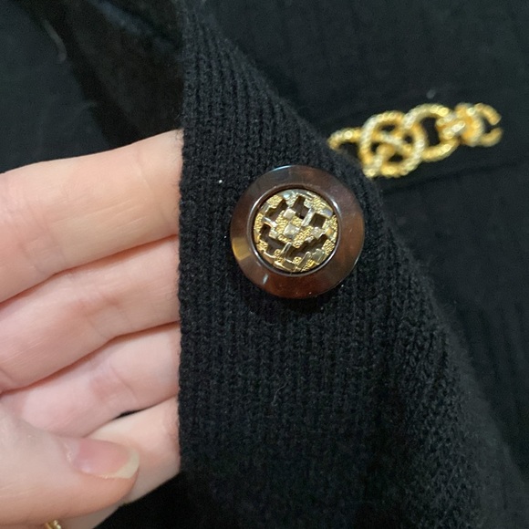 Adolfo by Saks 5th Avenue Lambs Wool Cardigan - Picture 3 of 4